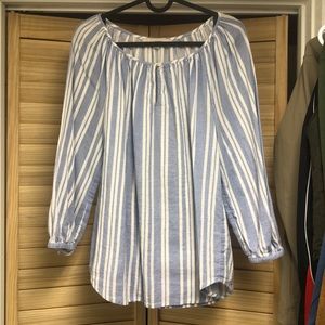 LOFT by Ann Taylor peasant blouse